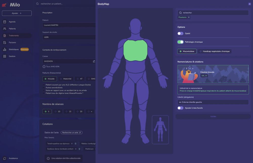 Bodymap Milo