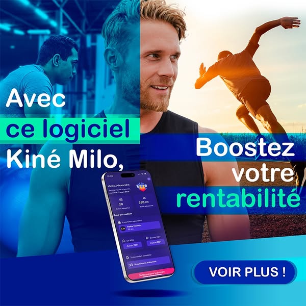 Boostez votre rentabilité avec ce logiciel Kiné Milo