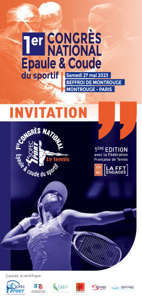 1er Congrès National de l'Épaule & du Coude du sportif