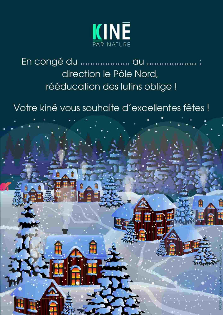 Comment lever le pied à Noël quand on est kiné libéral ?