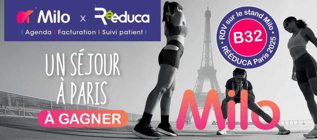 Tentez de remporter un séjour à Paris pour participer au Salon Rééduca 2025